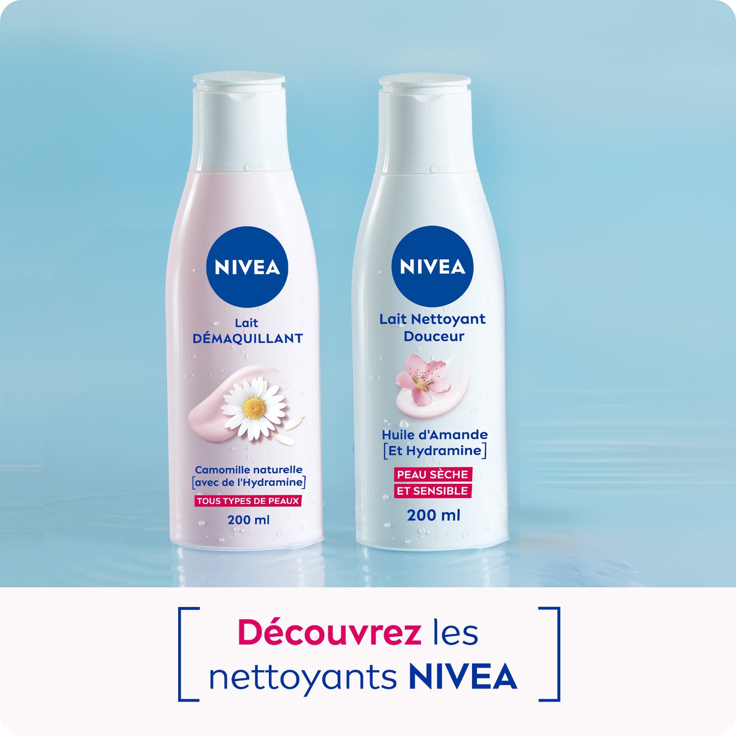 NIVEA Lait démaquillant Visage & Yeux Camomille naturelle