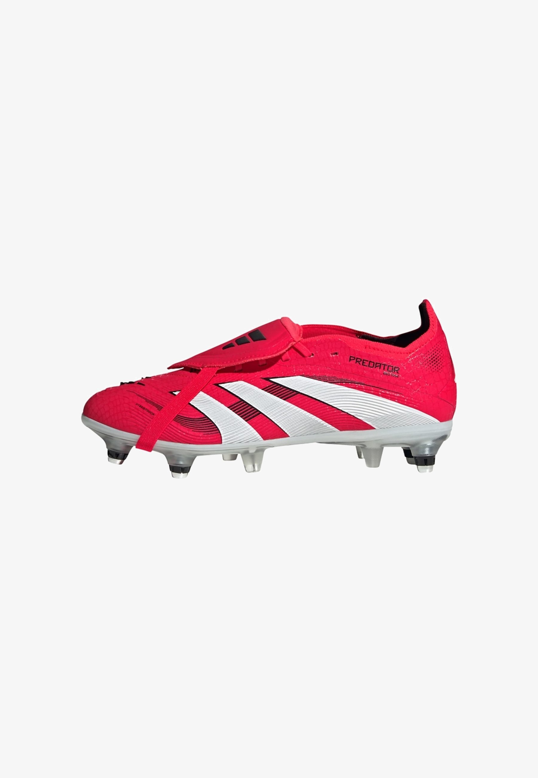 adidas Performance PREDATOR ELITE FOLD-OVER TONGUE SOFT GROUND - Kopačky na mäkký povrch - lucid red cloud white core black