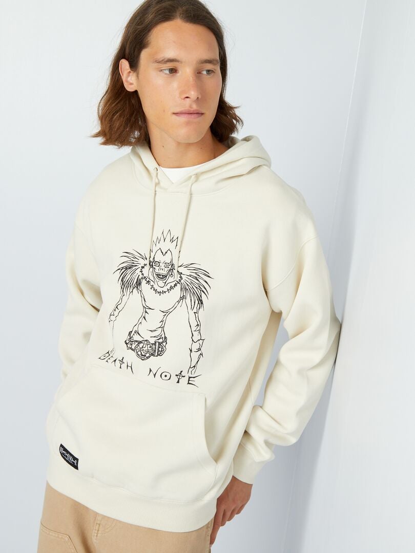 Bluza z kapturem „Deathnote” – BIAŁA