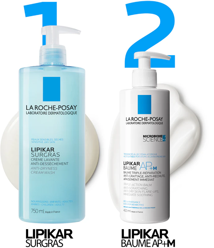 La Roche-Posay Lipikar Surgras Recarga de Creme de Banho