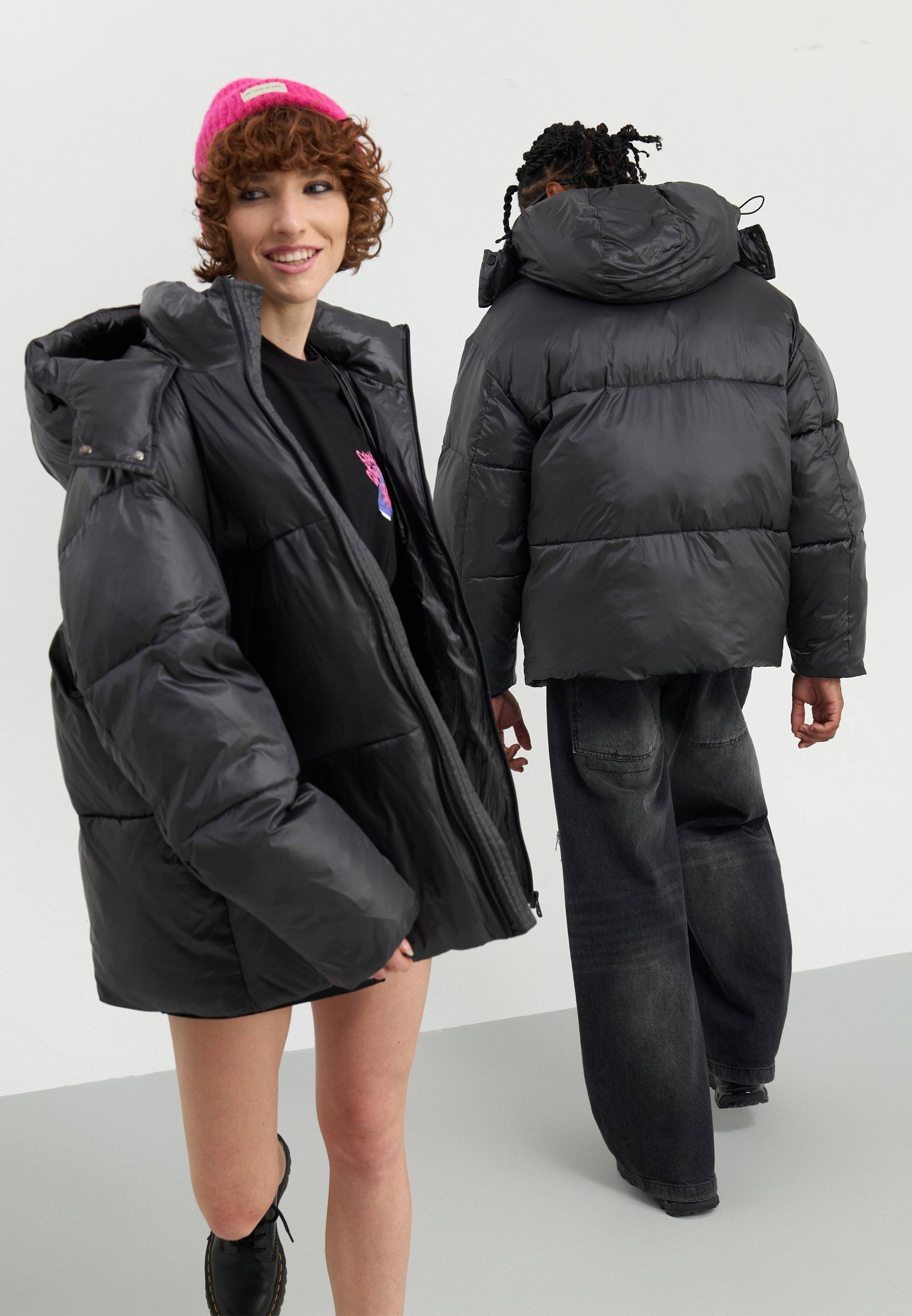 YOURTURN UNISEX - Giacca invernale - nera
