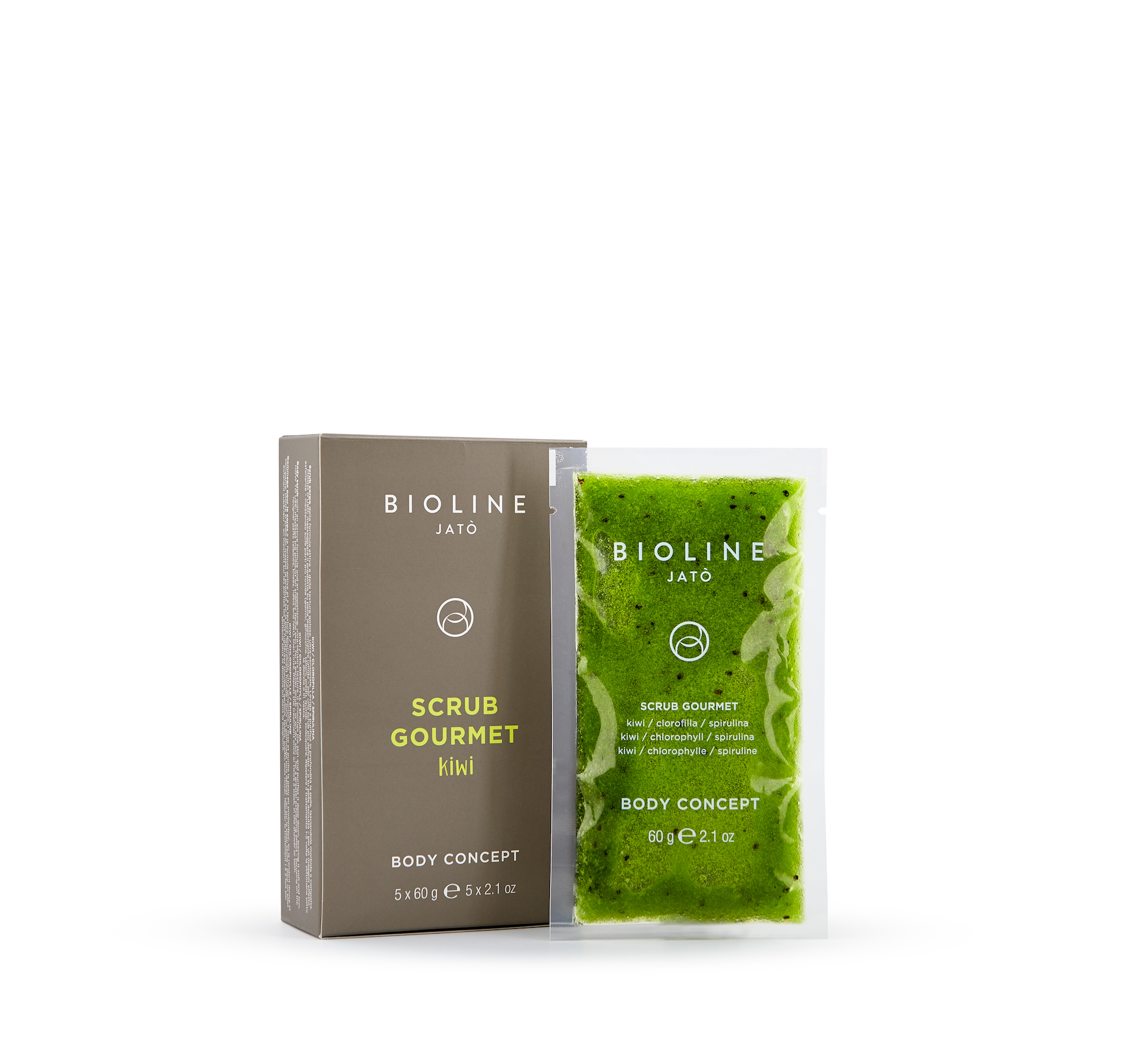 „Scrub Gourmet“ kūno šveitiklis 5 x 60 g - Bioline Jatò