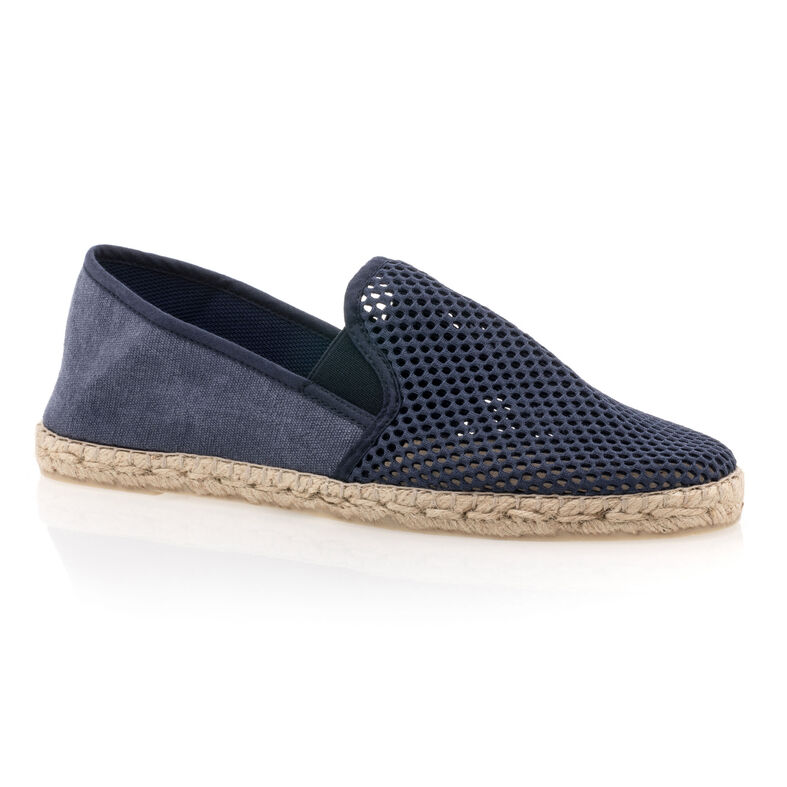 Miesten espadrillit köysipohjalla - sininen
