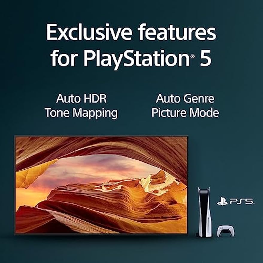 Sony 65palcový 4K Ultra HD televizor řady X77L: LED Smart Google TV KD65X77L – model 2023, černý