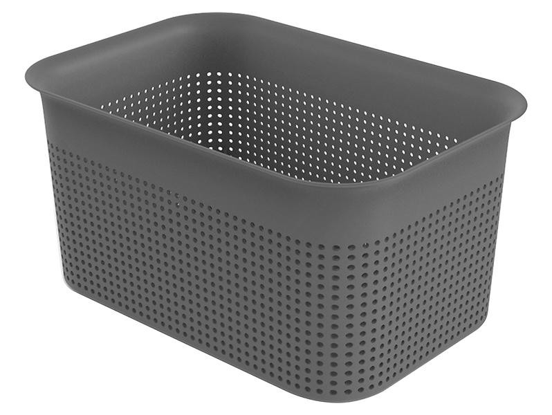 Koszyk plastikowy Brisen 4,5 l szary
