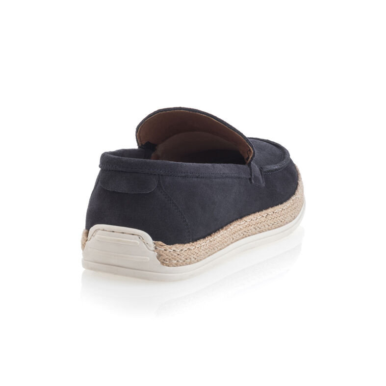Mocasines/zapatos náuticos azules para hombre