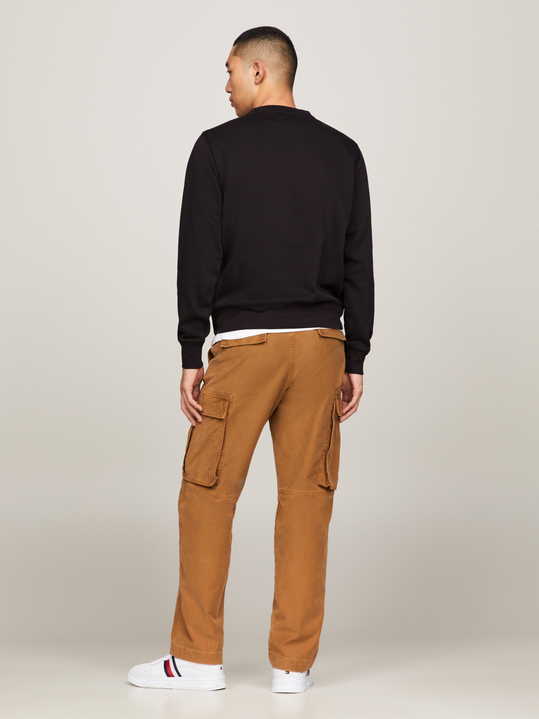 TOMMY HILFIGER LOGO - Huppari - black