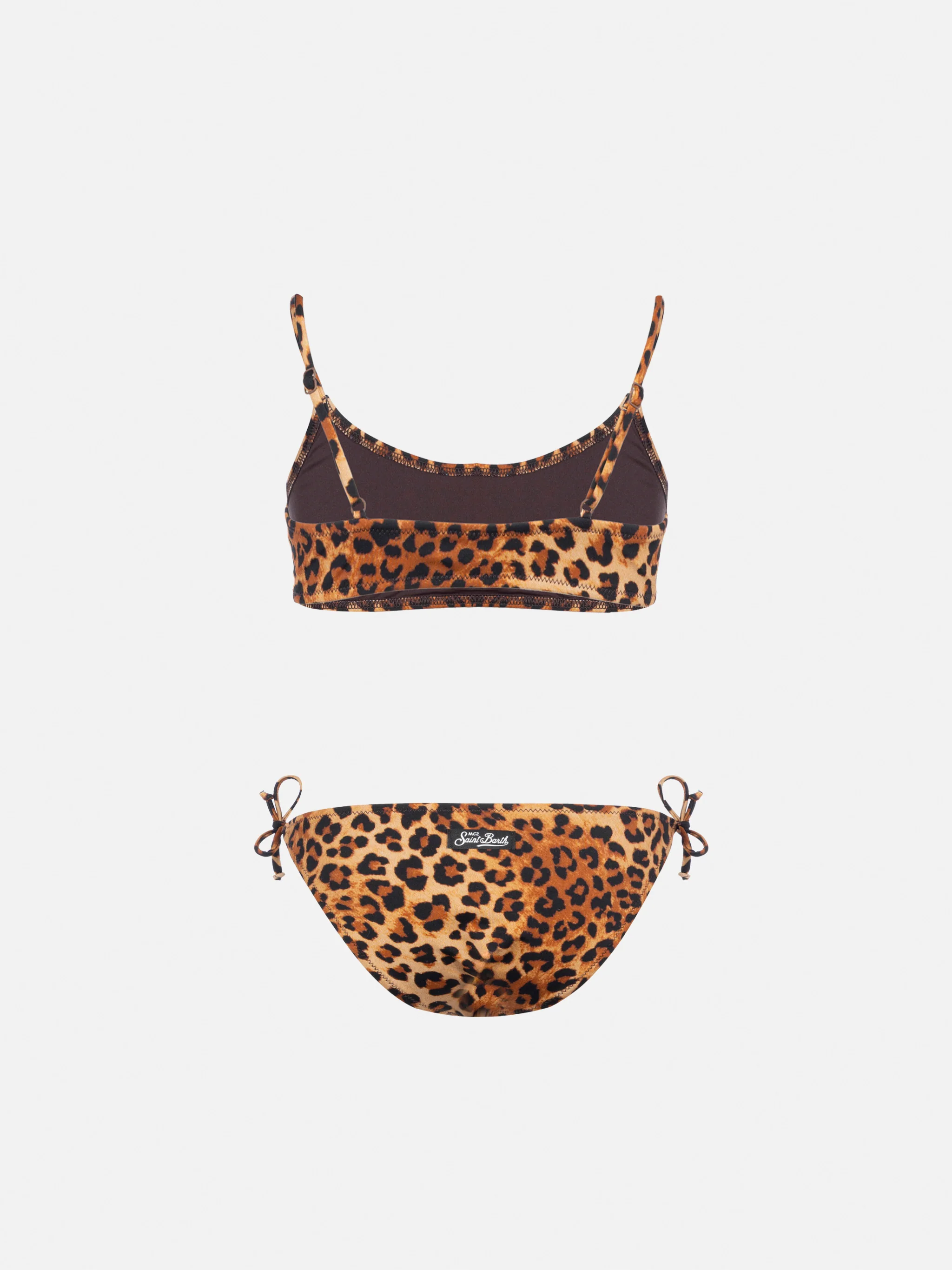 Bikini-Bralette Jaiden mit tierischem Stempel