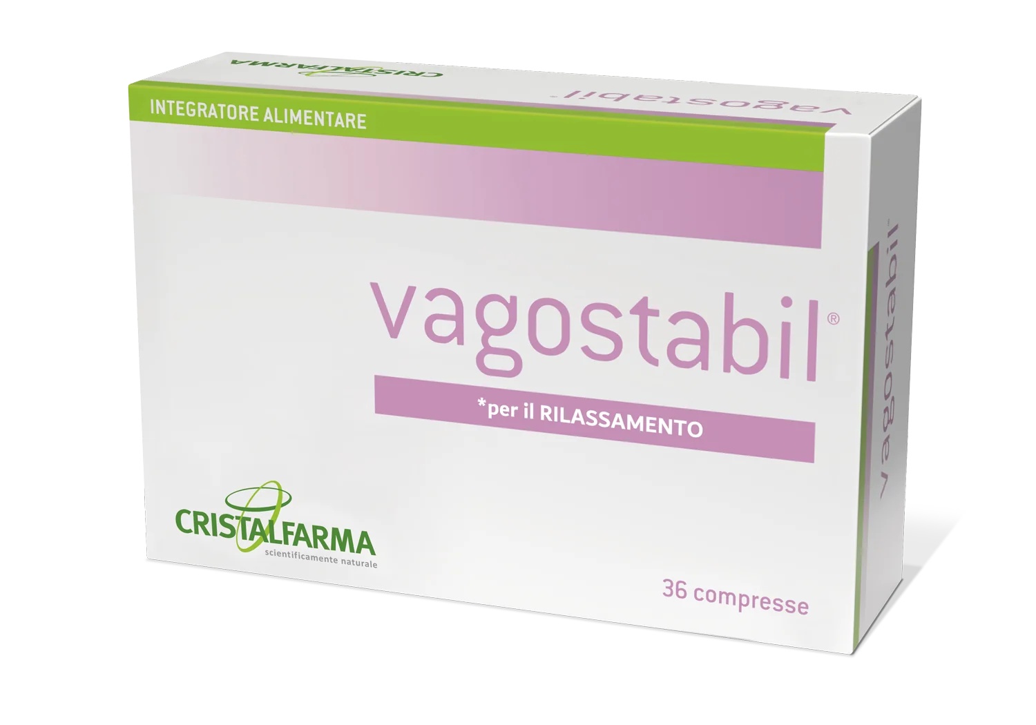 CRISTALFARMA Vagostabil 36 comprimés Complément alimentaire pour le bien-être mental