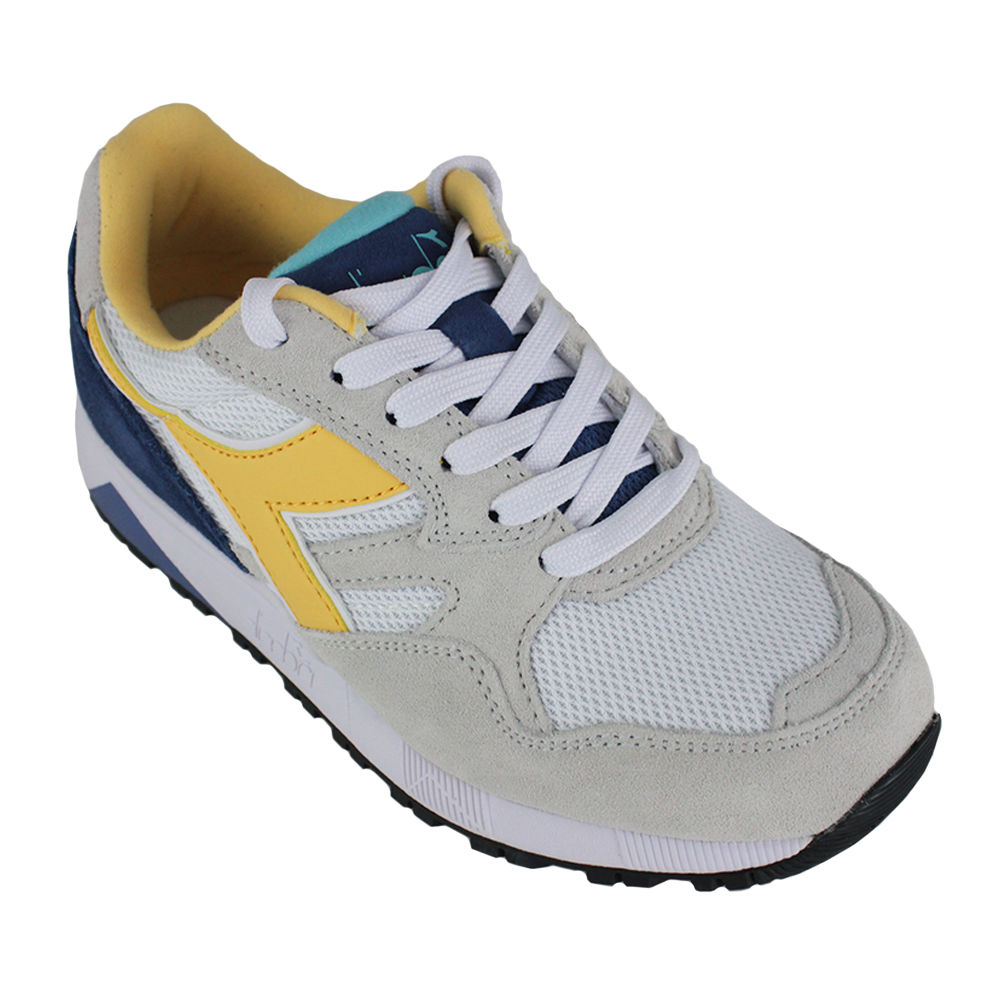 Diadora Sneakers 501.173290 01 C8466 Weiß/Bananencreme/Blau Cur