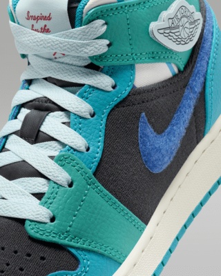 Air Jordan 1 Mid Sneaker School Older Kids' Shoes