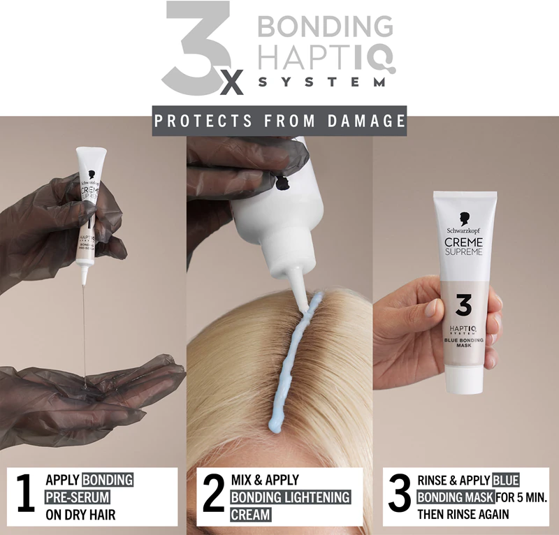 Schwarzkopf Creme Supreme, tintura permanente para clareamento capilar.