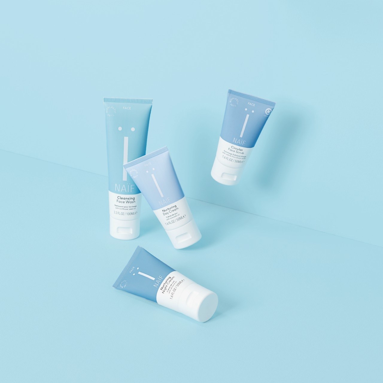 Naif sejas tīrīšanas komplekts, tīrīšanas gels – 100 ml