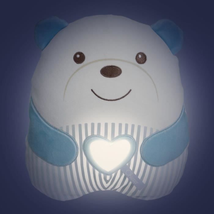 Osito de peluche suave - CHICCO - Azul - Desde el nacimiento