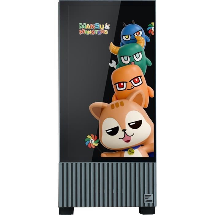 PC-Gehäuse – ZALMAN – Z10 DS – Ohne Netzteil – Midi-Tower – ATX-Formfaktor – Schwarz