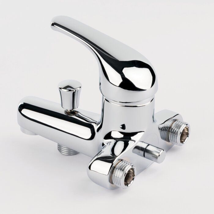 Mitigeur bain-douche entraxes spéciaux 80 mm - Rei tregi - Blanc