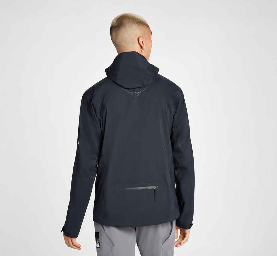 HOKA Transport Regenjacke Schwarz