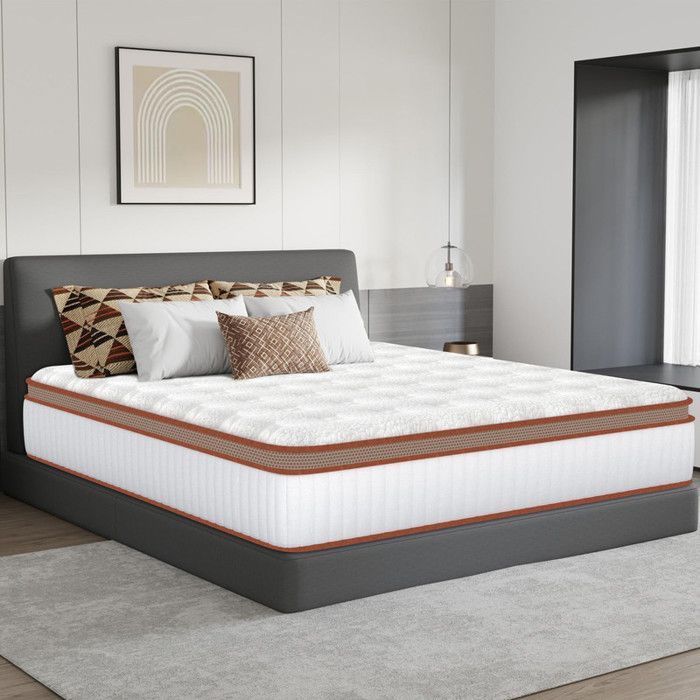 Matras 140x200 cm, 30 cm dik, traagschuimmatras, ultra ademend, 10 comfortzones, medium stevig, Oeko-Tex® gecertificeerd
