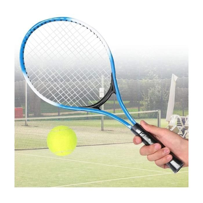 A tennis racket is the best starting piece of equipment for children.
