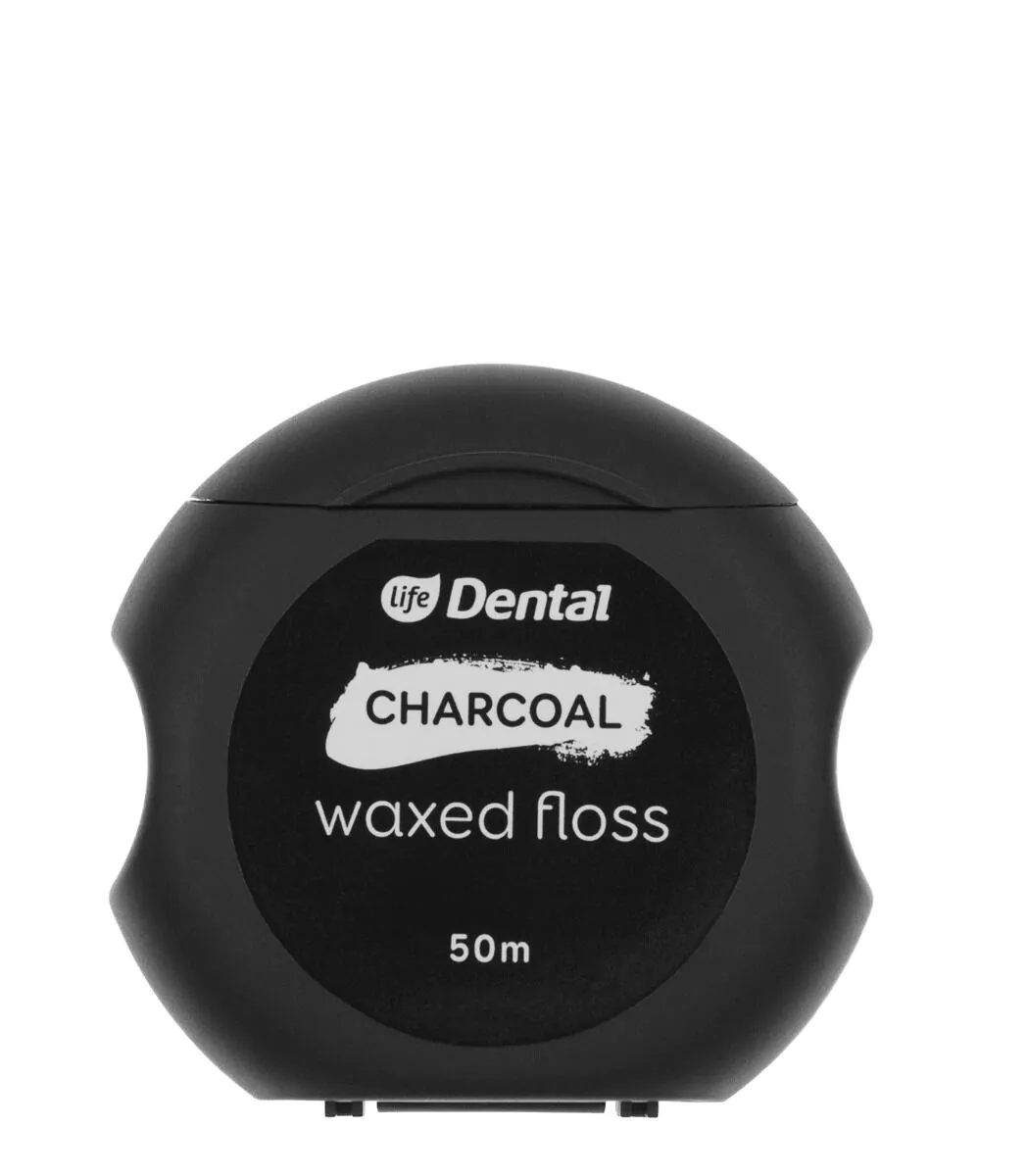 Life Dental Nić Dentystyczna z Aktywnym Węglem