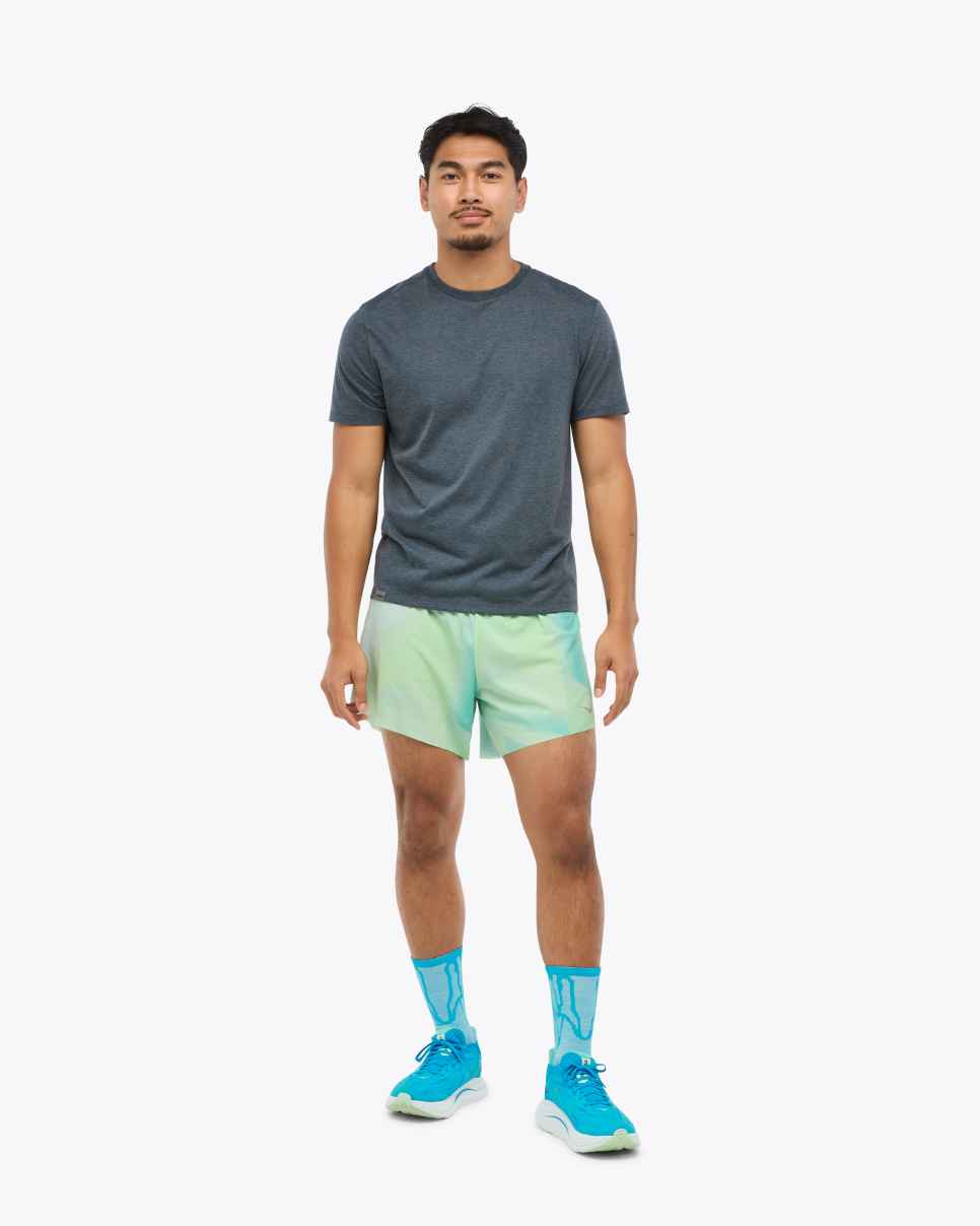 HOKA GlideTech T-shirt met korte mouwen, varsity marineblauw