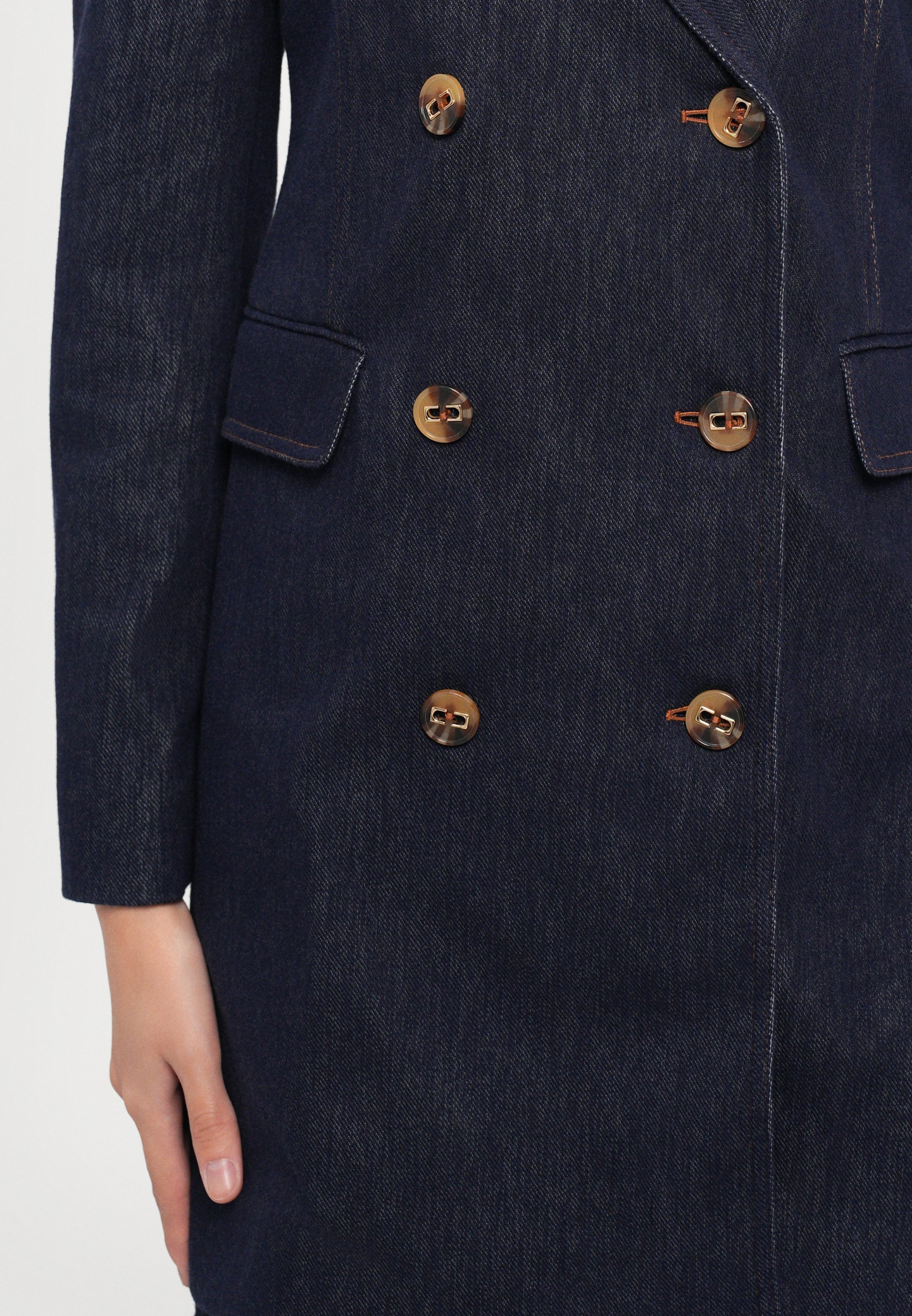 Diane von Furstenberg LILITH - Giacca di jeans - blu navy