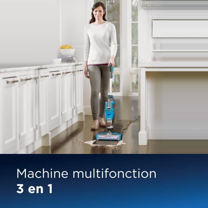 BISSELL CrossWave 17132 Aspirapolvere multifunzione 3 in 1 con filo - Aspirapolvere / Lavatrice / Asciugatrice per pavimenti duri e tappeti