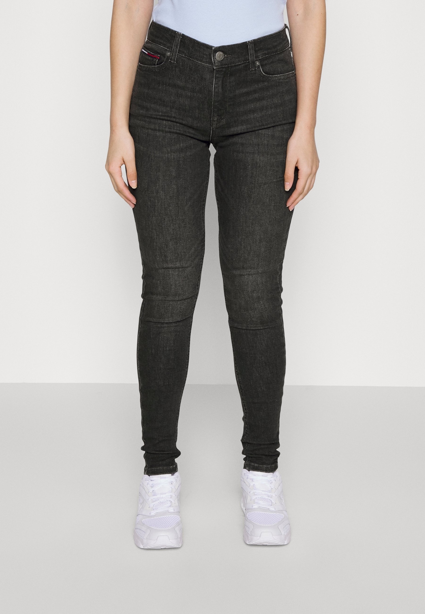 Tommy Jeans Skinny Fit Jeans - zwarte denim
