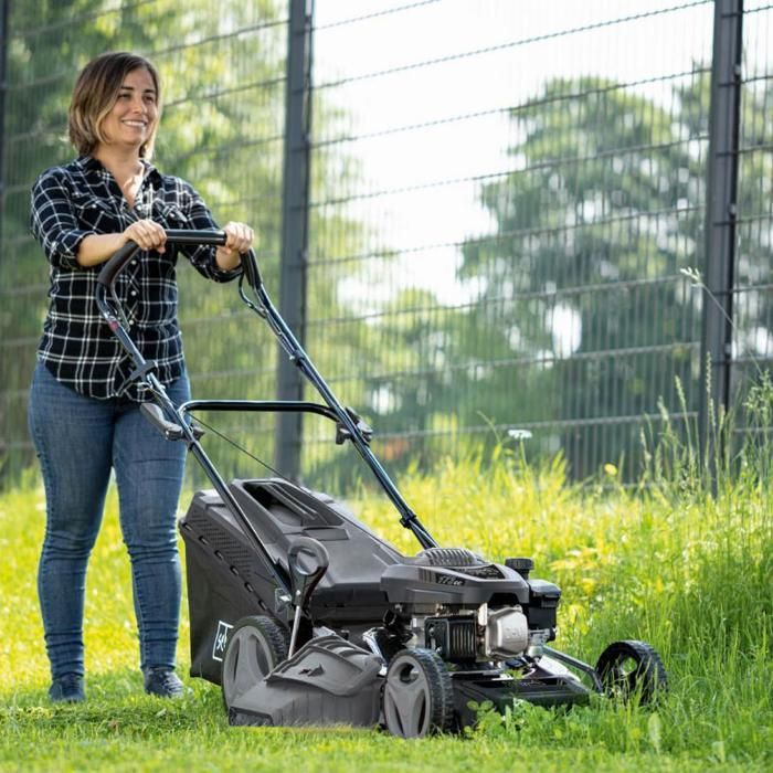 TT173 - 51ATG 51cm Benzine Grasmaaier - SCHEPPACH - met Oliekan Zwarte Editie - 58112139953
