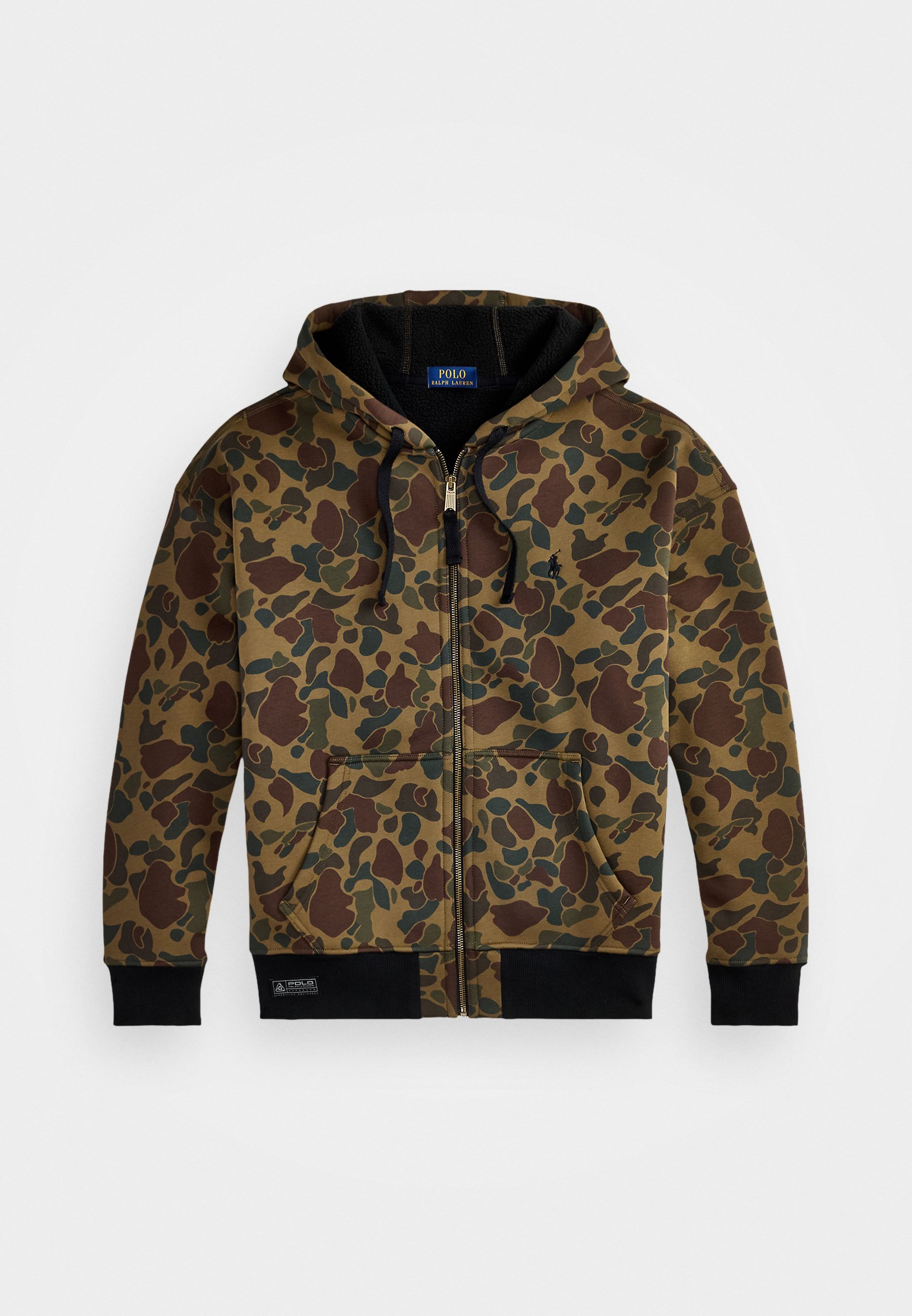 Polo Ralph Lauren CAMO DOPPELSTRICHEN-HOODIE - Sweatshirt mit Reißverschluss - mehrfarbig