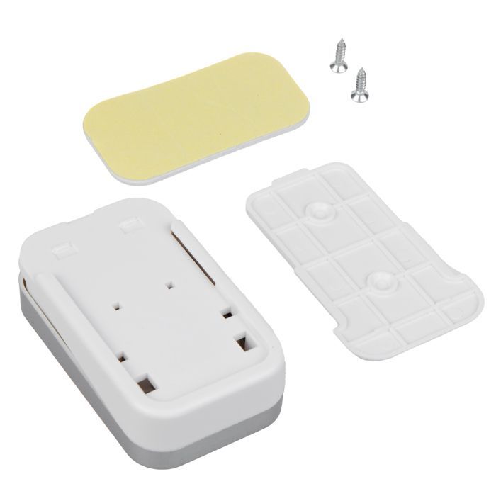 Sonnette sans fil, sans pile, cinétique, GB157 W GreenBlue, 38 mélodies, blanc, portée jusqu'à 200m, IP44