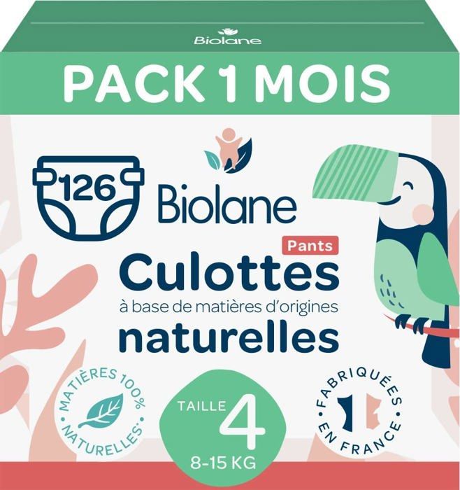 Couche jetable - couche dapprentissage Biolane - BCPJ4L3