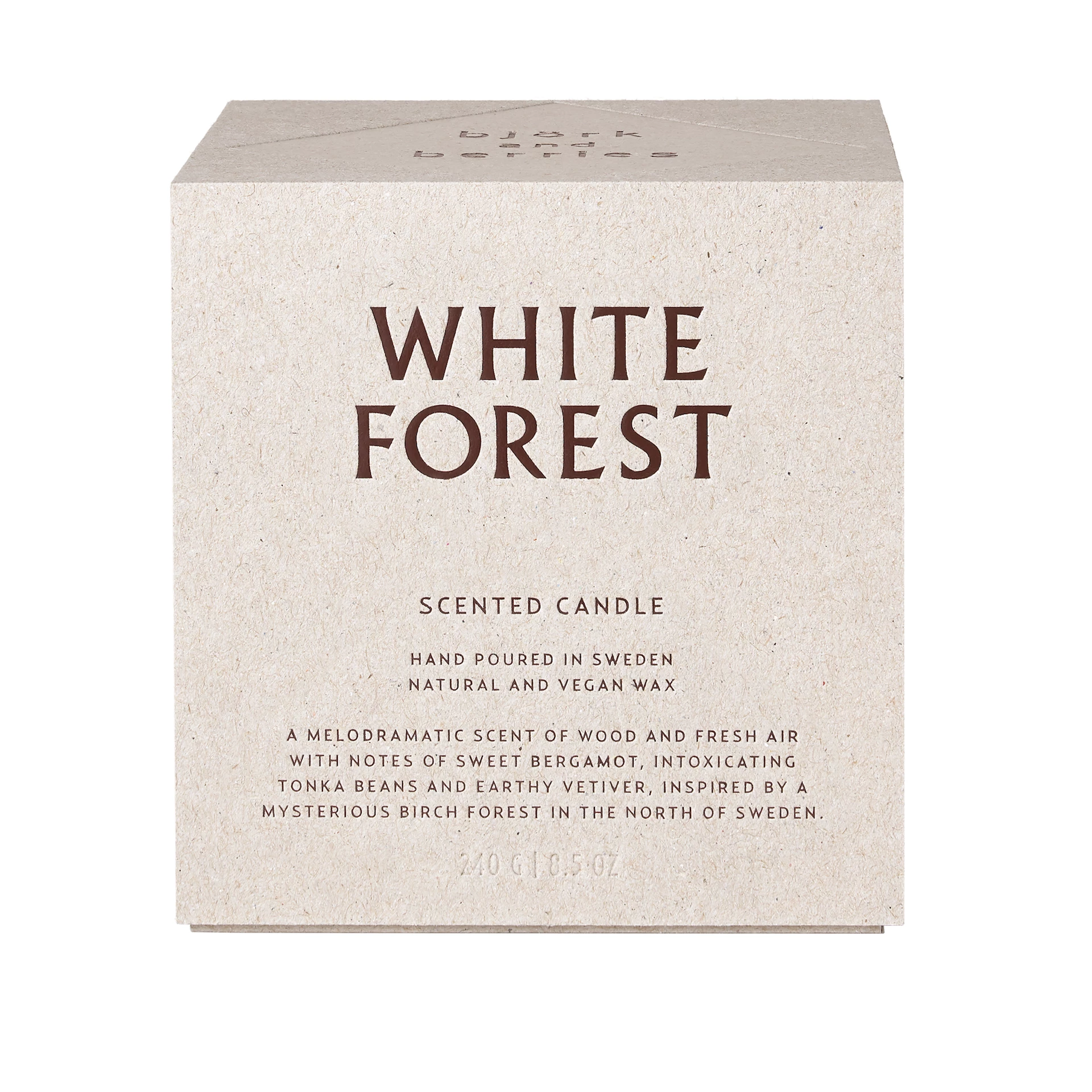 Lumânare parfumată White Forest - Björk și fructe de pădure
