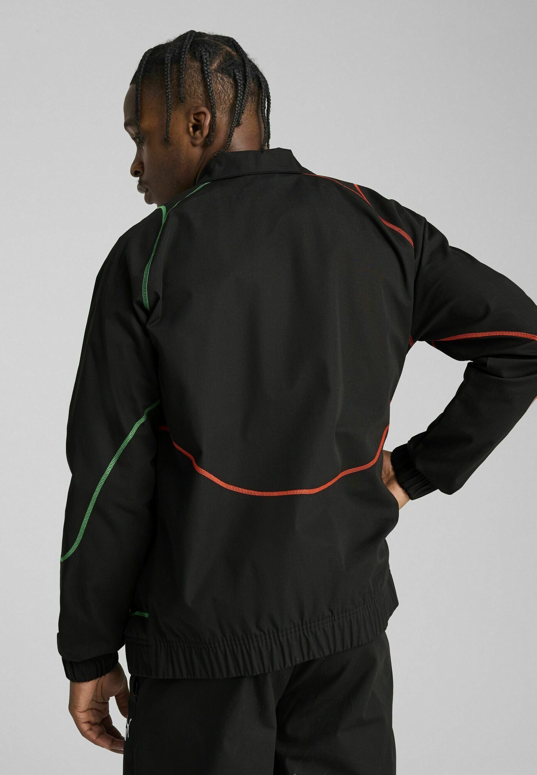 Puma MAROKKO - Kleding van het nationale team - zwart rood archiefgroen