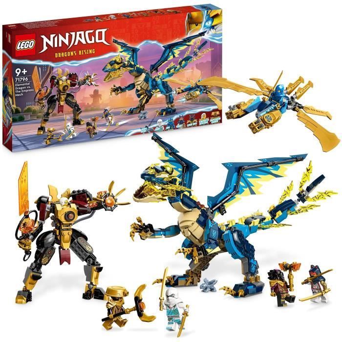 LEGO® NINJAGO 71796 Elementaire Draak vs. Robot van de Keizerin, Groot Speelgoed