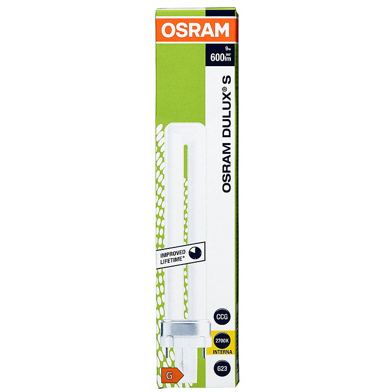 Bombilla tubular Osram de 600 lm G23