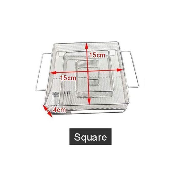 Generateur De Fumee pour Fumoir INOX Fumage a Froid Accessoire Serpentin Fumoir A Froid Viande Et Poisson Bruleur Pellet Pan FUMOIR