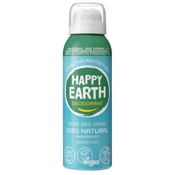 Dezodorant v spreju Happy Earth 100 % naravni cedrovo-limetin<br>100 ml