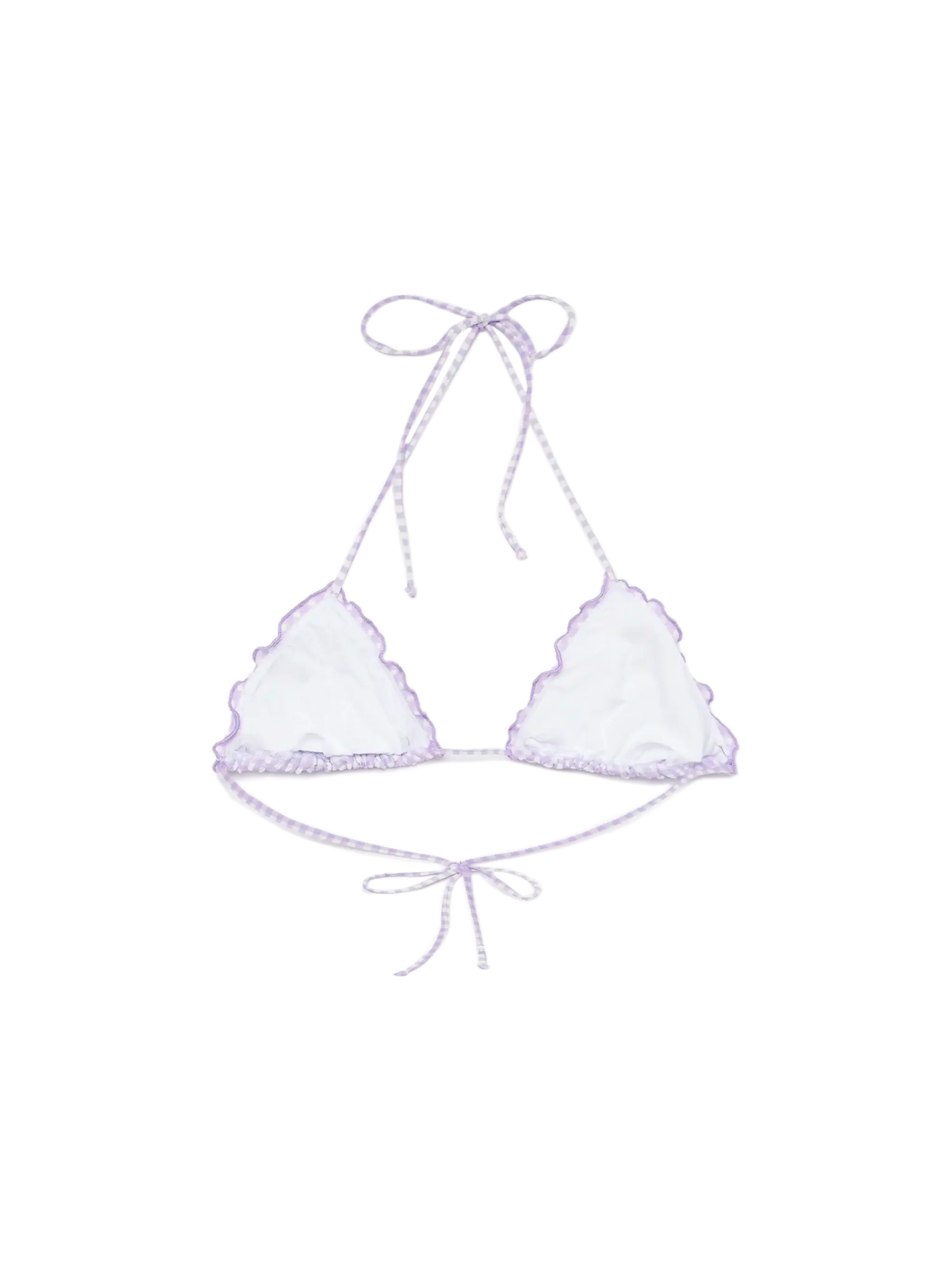 Haut triangle classique Sagittaire en tissu seersucker imprimé