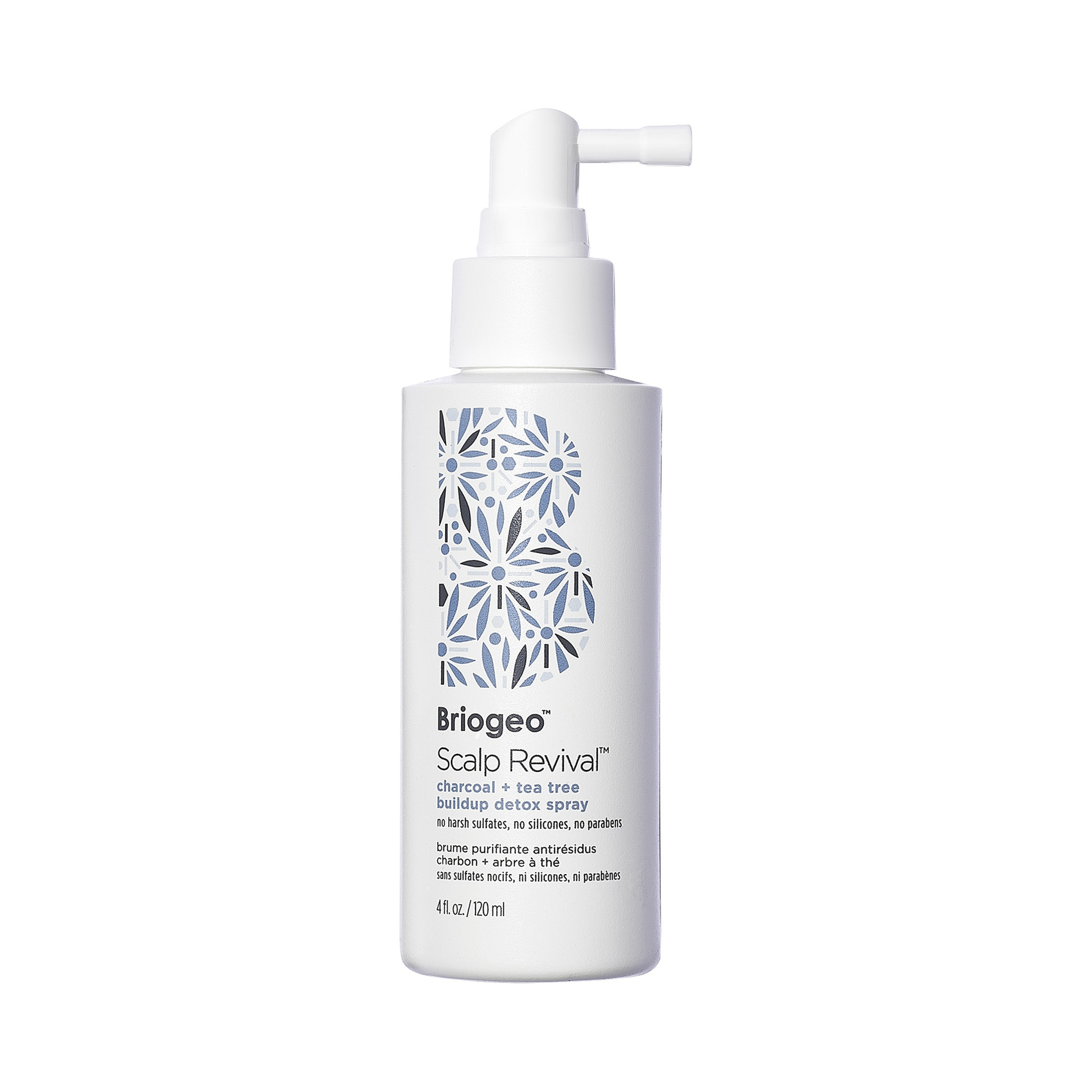 Spray detoxifiant pentru revitalizarea scalpului cu cărbune și arbore de ceai 120 ml - Briogeo