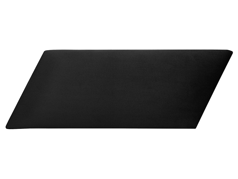 Panel tapicerowany równoległobok L 15x30 cm czarny