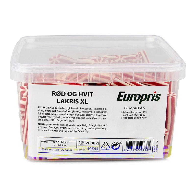 KnallGodt Rode en witte drop 2 kg