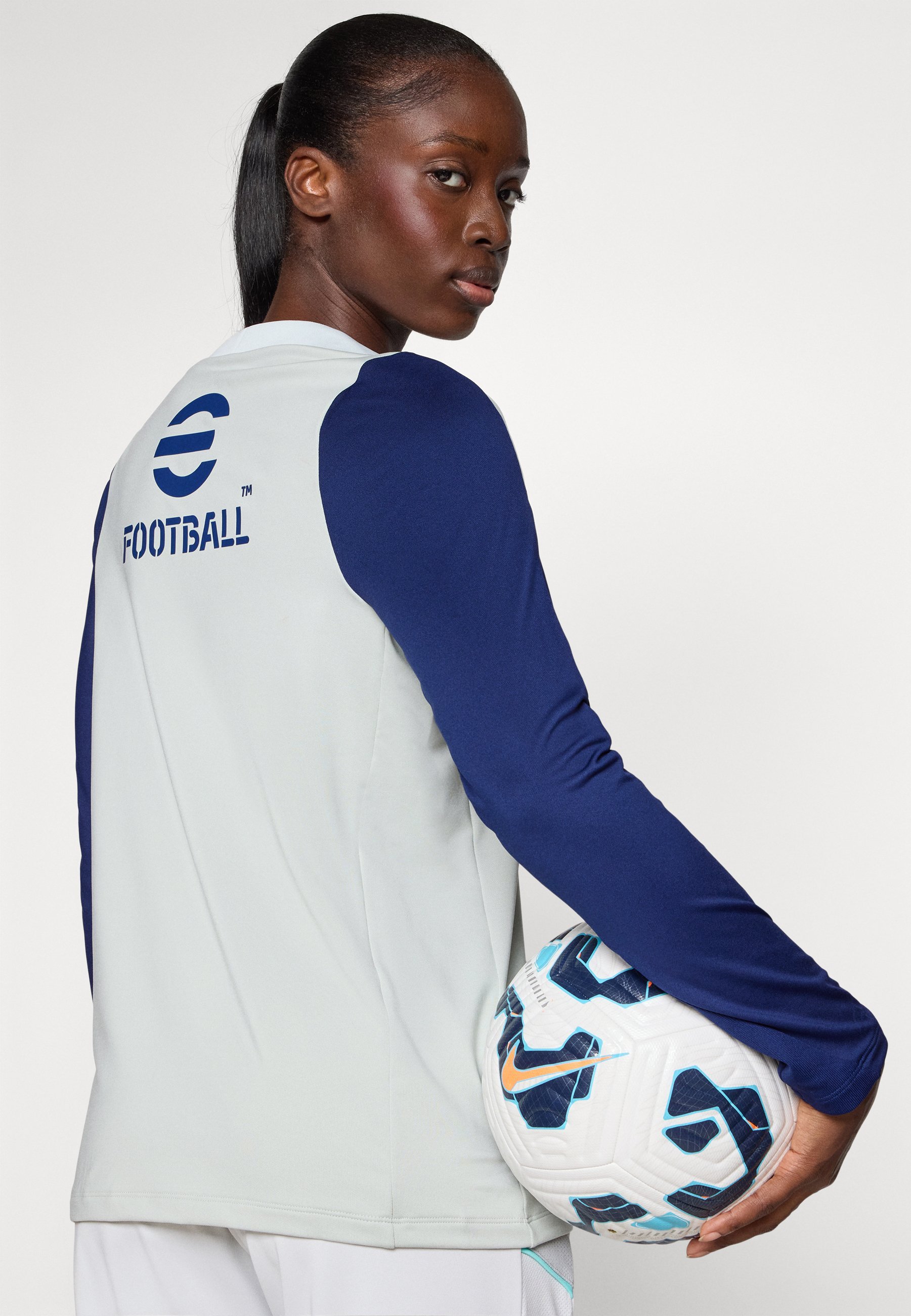 Nike Performance INTER MILAN STRIKE TOP - Clubkleding - grijs/blauw/blauw aqua