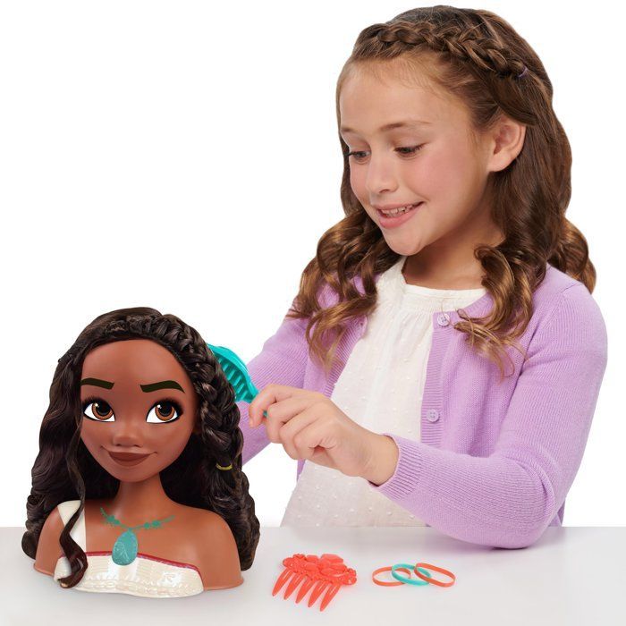 Tête à coiffer - DISNEY Princess - Vaiana - 6 accessoires - Dès 3 ans