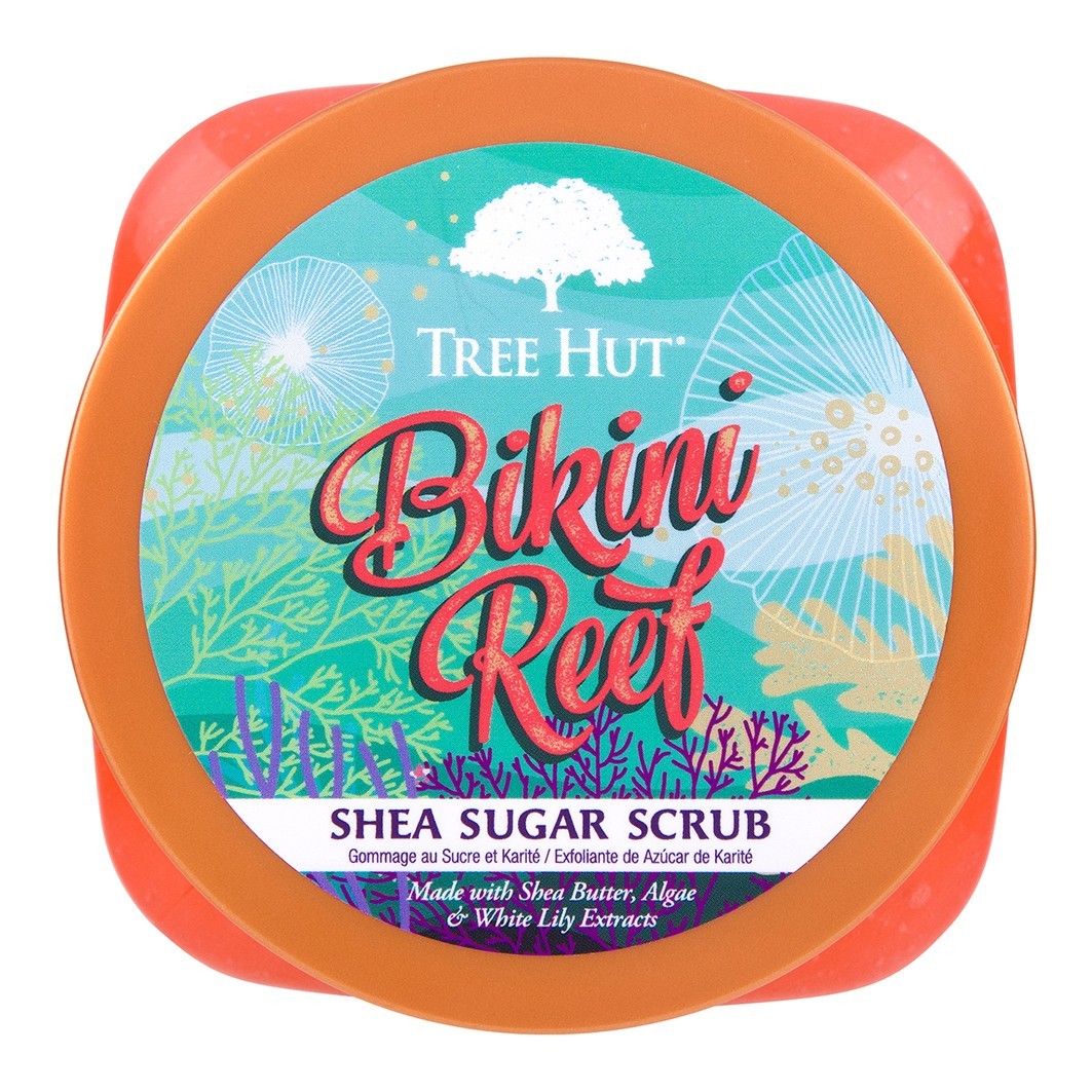 Tree Hut -vartalonkuorinta Bikini Reef Shea Sugar Scrub - 510 g