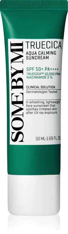 Zklidňující opalovací krém Some By Mi Truecica Aqua SPF 50+