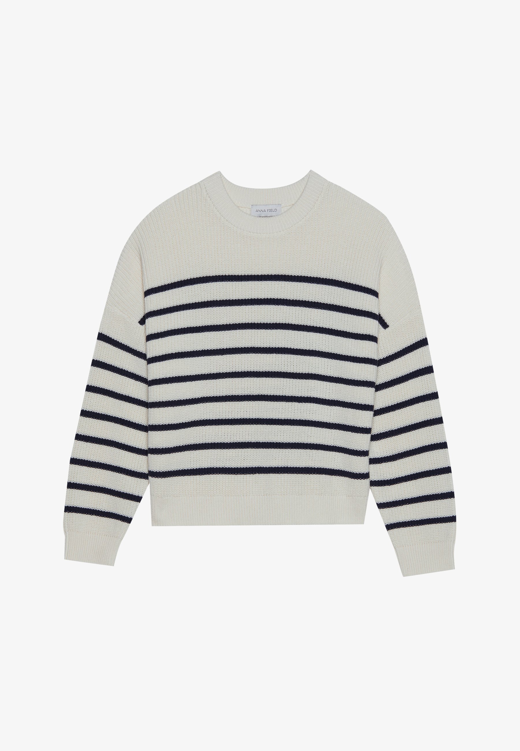 Maglione Anna Field - bianco sporco/blu scuro
