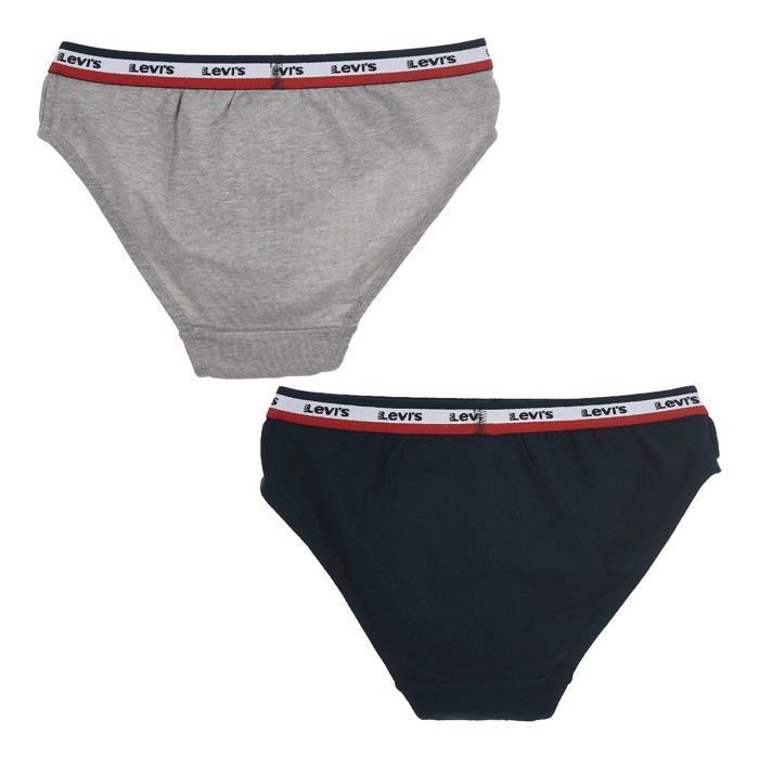 Bóxer corto Levi's Kids - 4L0177 - Ropa interior tipo bikini elástica Levi's LHG Sportswear para niña