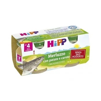 HIPP Aliment homogénéisé pour cabillaud Hipp Bio 2 x 80 g Aliment homogénéisé pour cabillaud Bio 2 x 80 g