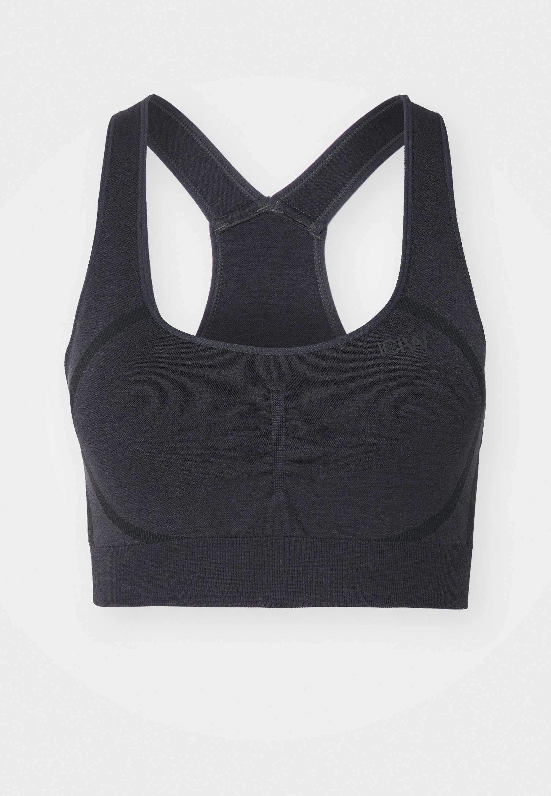 ICANIWILL RUSH NAHTLOSER BH – Sport-BH mit mittlerem Halt – Dunkelgraphit-Melange